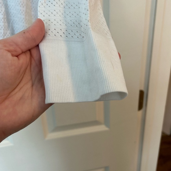 Lululemon white long sleeve; size 12; $40 - Picture 5 of 8